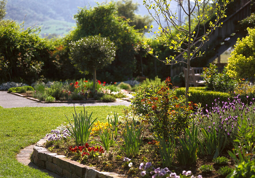 The French Laundry courtyard